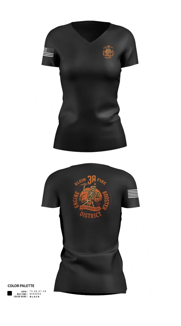 Womens Short Sleeve Vneck Shirt, Fire Rescue Operations Group, Fire Department, Teamtime, Team time, sublimation, custom sports apparel, team uniforms, spirit wear, spiritwear, sports uniforms, custom shirts, team store, custom team store, fundraiser sports, apparel fundraiser