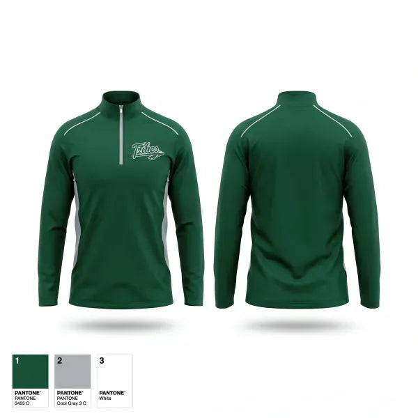 Quarter Zip Jacket, Tribes, Softball, Teamtime, Team time, sublimation, custom sports apparel, team uniforms, spirit wear, spiritwear, sports uniforms, custom shirts, team store, custom team store, fundraiser sports, apparel fundraiser