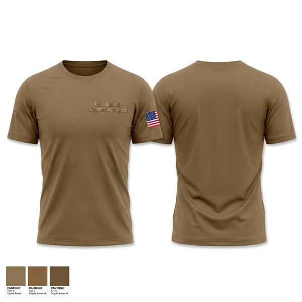 Short Sleeve Performance Shirt, USS Bainbridge Weapons Department, Navy, Teamtime, Team time, sublimation, custom sports apparel, team uniforms, spirit wear, spiritwear, sports uniforms, custom shirts, team store, custom team store, fundraiser sports, apparel fundraiser