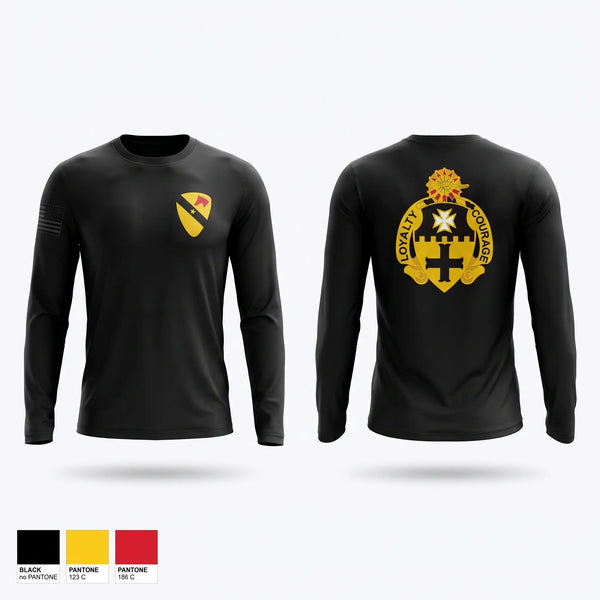 Long Sleeve Performance Shirt, 2-5 Cav Lancers, Army, Teamtime, Team time, sublimation, custom sports apparel, team uniforms, spirit wear, spiritwear, sports uniforms, custom shirts, team store, custom team store, fundraiser sports, apparel fundraiser
