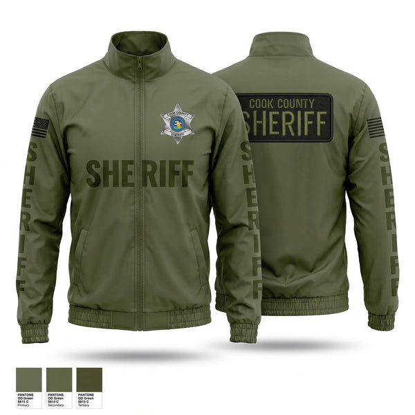 Windbreaker, Cook County Sheriff’s Office, Police, Teamtime, Team time, sublimation, custom sports apparel, team uniforms, spirit wear, spiritwear, sports uniforms, custom shirts, team store, custom team store, fundraiser sports, apparel fundraiser