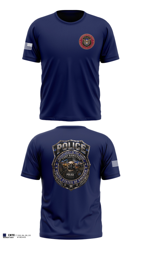 Short Sleeve Performance Shirt, Fort Hamilton Police, Police, Teamtime, Team time, sublimation, custom sports apparel, team uniforms, spirit wear, spiritwear, sports uniforms, custom shirts, team store, custom team store, fundraiser sports, apparel fundraiser