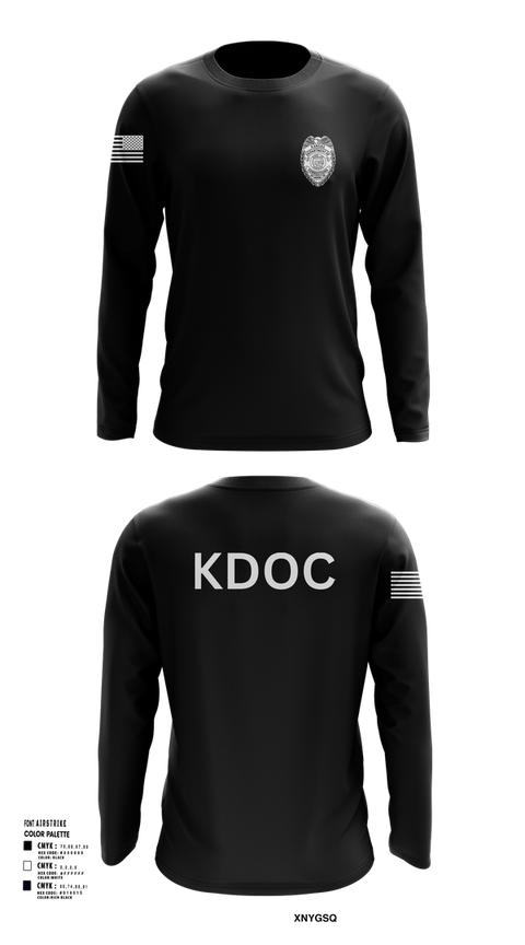 Long Sleeve Performance Shirt, KDOC, Police, Teamtime, Team time, sublimation, custom sports apparel, team uniforms, spirit wear, spiritwear, sports uniforms, custom shirts, team store, custom team store, fundraiser sports, apparel fundraiser