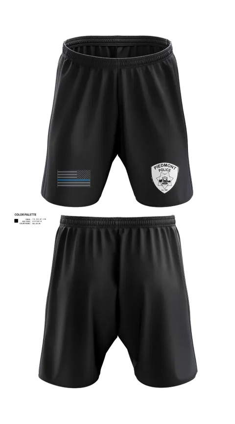 Athletic Shorts With Pockets, Piedmont Police, Police, Teamtime, Team time, sublimation, custom sports apparel, team uniforms, spirit wear, spiritwear, sports uniforms, custom shirts, team store, custom team store, fundraiser sports, apparel fundraiser