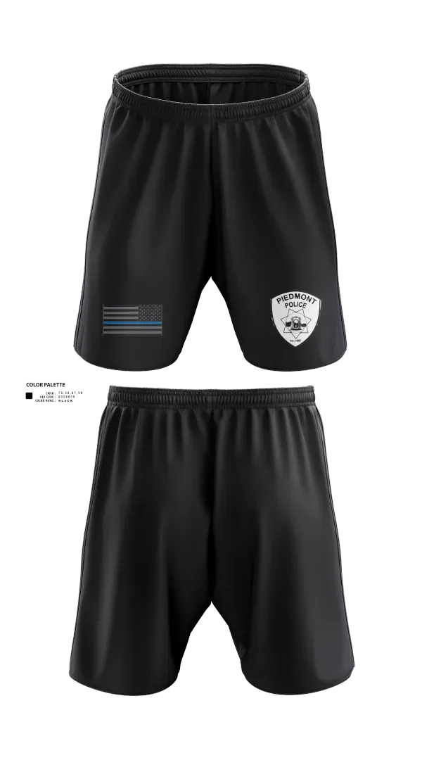 Athletic Shorts With Pockets, Piedmont Police, Police, Teamtime, Team time, sublimation, custom sports apparel, team uniforms, spirit wear, spiritwear, sports uniforms, custom shirts, team store, custom team store, fundraiser sports, apparel fundraiser