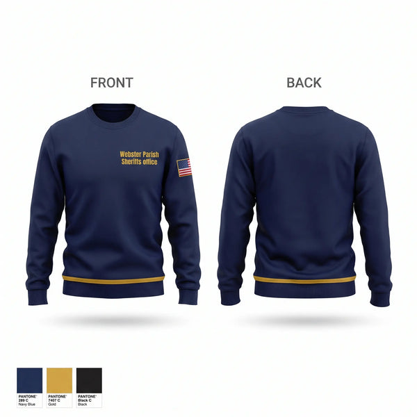 Crew Neck Sweatshirt, Webster Parish Sheriffs office, Police, Teamtime, Team time, sublimation, custom sports apparel, team uniforms, spirit wear, spiritwear, sports uniforms, custom shirts, team store, custom team store, fundraiser sports, apparel fundraiser