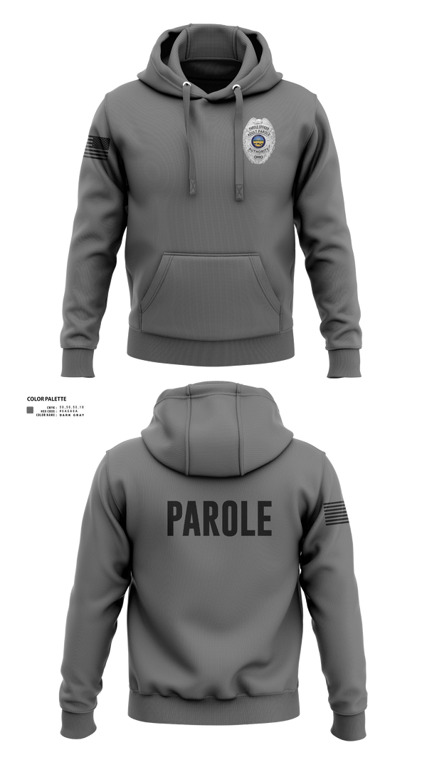 Hoodie, Adult Parole Authority, Police, Teamtime, Team time, sublimation, custom sports apparel, team uniforms, spirit wear, spiritwear, sports uniforms, custom shirts, team store, custom team store, fundraiser sports, apparel fundraiser