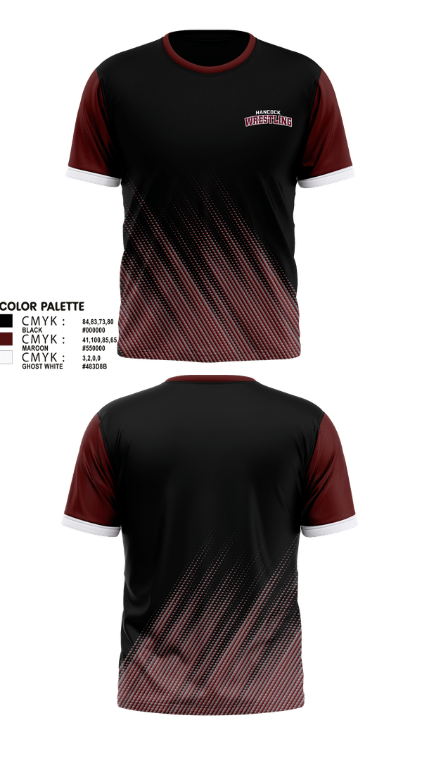 Short Sleeve Performance Shirt, Hancock Wrestling, Wrestling, Teamtime, Team time, sublimation, custom sports apparel, team uniforms, spirit wear, spiritwear, sports uniforms, custom shirts, team store, custom team store, fundraiser sports, apparel fundraiser