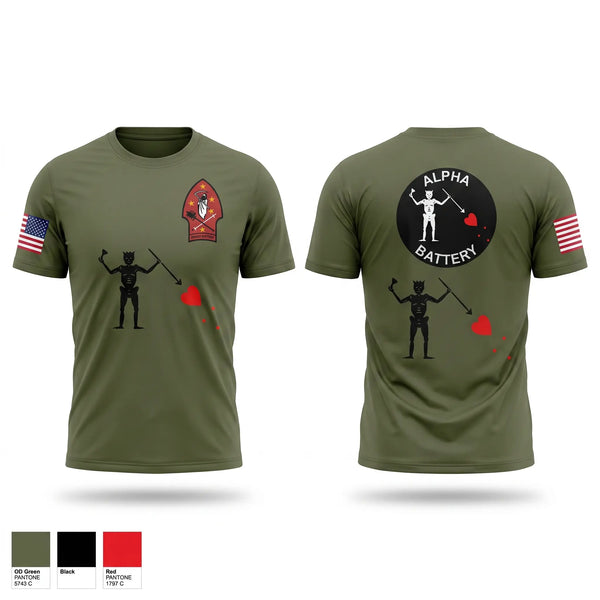 Short Sleeve Performance Shirt, Bravo Battery 2D LAAD, Marines, Teamtime, Team time, sublimation, custom sports apparel, team uniforms, spirit wear, spiritwear, sports uniforms, custom shirts, team store, custom team store, fundraiser sports, apparel fundraiser