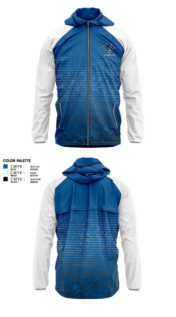 Windbreaker, Evansville Wrestling, Wrestling, Teamtime, Team time, sublimation, custom sports apparel, team uniforms, spirit wear, spiritwear, sports uniforms, custom shirts, team store, custom team store, fundraiser sports, apparel fundraiser