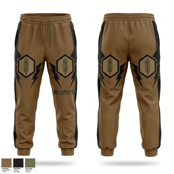 Sweatpants, 8th PSYOP BN, Army, Teamtime, Team time, sublimation, custom sports apparel, team uniforms, spirit wear, spiritwear, sports uniforms, custom shirts, team store, custom team store, fundraiser sports, apparel fundraiser