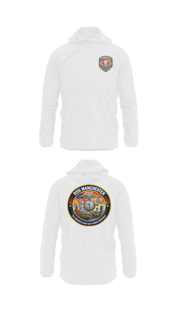 Windbreaker, RSS Manchester, Marines, Teamtime, Team time, sublimation, custom sports apparel, team uniforms, spirit wear, spiritwear, sports uniforms, custom shirts, team store, custom team store, fundraiser sports, apparel fundraiser