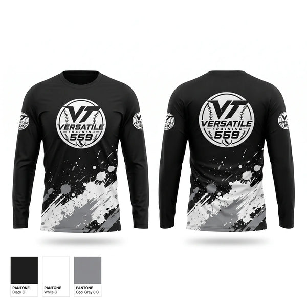 Long Sleeve Performance Shirt, Versatile Prospects, Baseball, Teamtime, Team time, sublimation, custom sports apparel, team uniforms, spirit wear, spiritwear, sports uniforms, custom shirts, team store, custom team store, fundraiser sports, apparel fundraiser