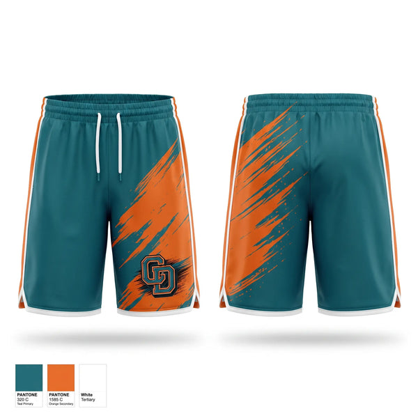 Athletic Shorts With Pockets, Collateral Damage, Softball, Teamtime, Team time, sublimation, custom sports apparel, team uniforms, spirit wear, spiritwear, sports uniforms, custom shirts, team store, custom team store, fundraiser sports, apparel fundraiser