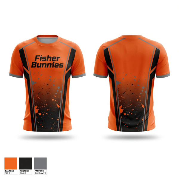 Short Sleeve Performance Shirt, Fisher Bunnies, Cross Country, Teamtime, Team time, sublimation, custom sports apparel, team uniforms, spirit wear, spiritwear, sports uniforms, custom shirts, team store, custom team store, fundraiser sports, apparel fundraiser