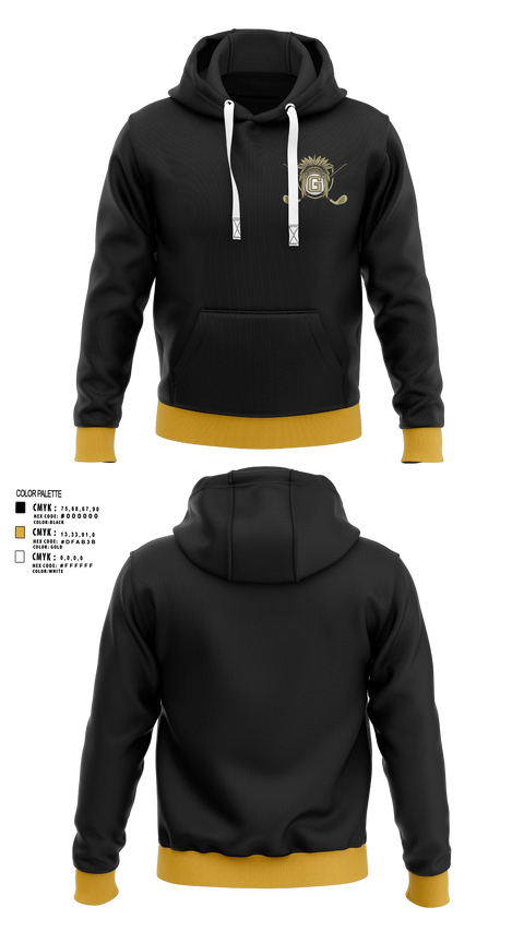 Hoodie, Gaffney Indians, Golf, Teamtime, Team time, sublimation, custom sports apparel, team uniforms, spirit wear, spiritwear, sports uniforms, custom shirts, team store, custom team store, fundraiser sports, apparel fundraiser