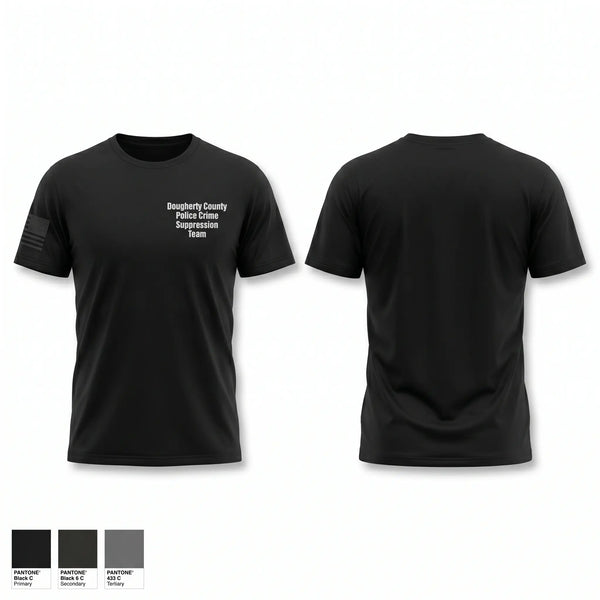 Old School Cotton Feel Shirt, Dougherty County Police Crime Suppression Team, Police, Teamtime, Team time, sublimation, custom sports apparel, team uniforms, spirit wear, spiritwear, sports uniforms, custom shirts, team store, custom team store, fundraiser sports, apparel fundraiser