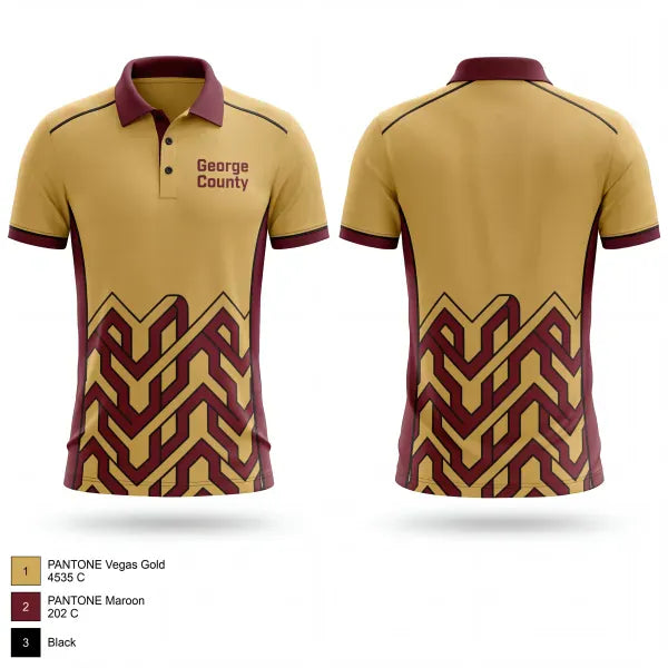 Short Sleeve Performance Polo, George County, Wrestling, Teamtime, Team time, sublimation, custom sports apparel, team uniforms, spirit wear, spiritwear, sports uniforms, custom shirts, team store, custom team store, fundraiser sports, apparel fundraiser