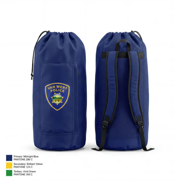 Gear Bag, Van Wert Police Department, Police, Teamtime, Team time, sublimation, custom sports apparel, team uniforms, spirit wear, spiritwear, sports uniforms, custom shirts, team store, custom team store, fundraiser sports, apparel fundraiser