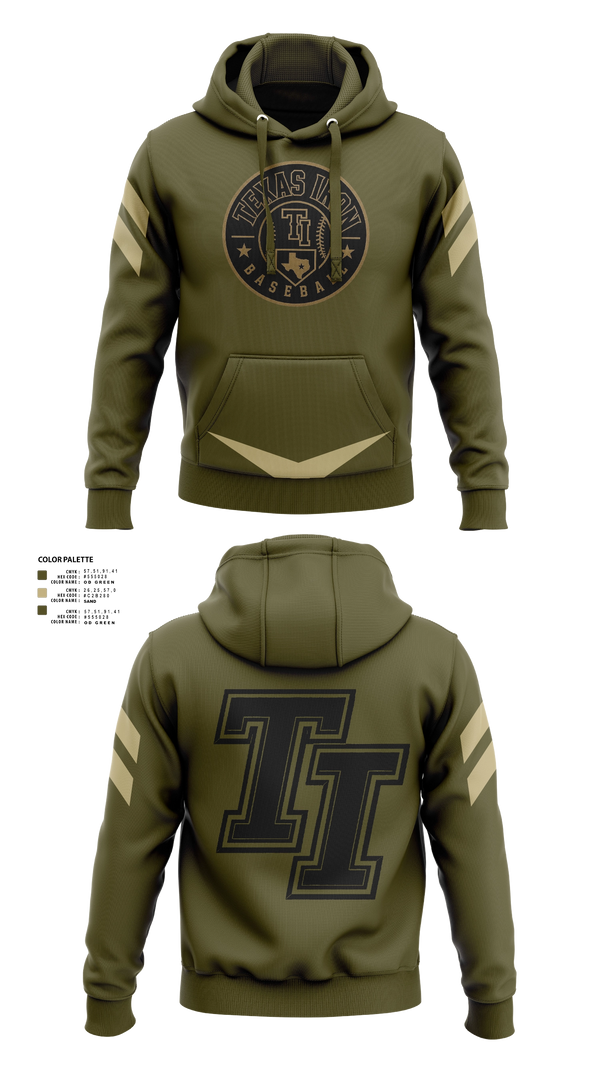 Hoodie, Texas Iron Baseball, Baseball, Teamtime, Team time, sublimation, custom sports apparel, team uniforms, spirit wear, spiritwear, sports uniforms, custom shirts, team store, custom team store, fundraiser sports, apparel fundraiser