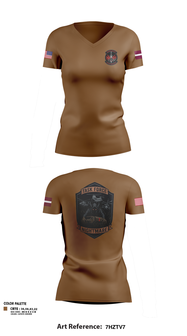 Womens Short Sleeve Vneck Shirt, C Co 2-1 Dustoff, Army, Teamtime, Team time, sublimation, custom sports apparel, team uniforms, spirit wear, spiritwear, sports uniforms, custom shirts, team store, custom team store, fundraiser sports, apparel fundraiser