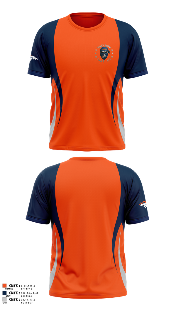 Short Sleeve Performance Shirt, Broncos, , Teamtime, Team time, sublimation, custom sports apparel, team uniforms, spirit wear, spiritwear, sports uniforms, custom shirts, team store, custom team store, fundraiser sports, apparel fundraiser