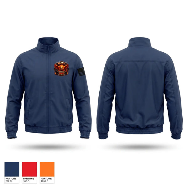 Windbreaker, Sayre Fire & Rescue, Fire Department, Teamtime, Team time, sublimation, custom sports apparel, team uniforms, spirit wear, spiritwear, sports uniforms, custom shirts, team store, custom team store, fundraiser sports, apparel fundraiser