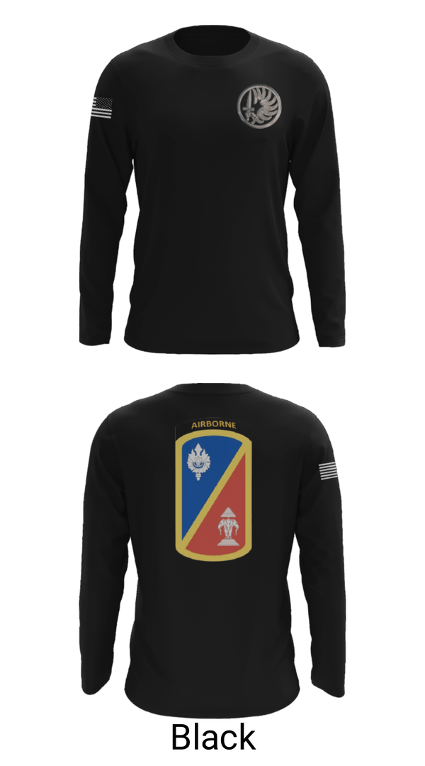 Long Sleeve Performance Shirt, 1st Det. Royal Lao Airborne, Army, Teamtime, Team time, sublimation, custom sports apparel, team uniforms, spirit wear, spiritwear, sports uniforms, custom shirts, team store, custom team store, fundraiser sports, apparel fundraiser