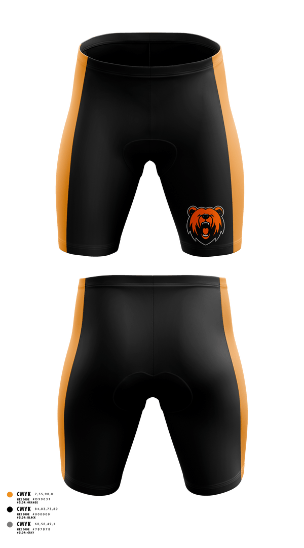 Men's Compression Shorts, Lucas Cubs, Wrestling, Teamtime, Team time, sublimation, custom sports apparel, team uniforms, spirit wear, spiritwear, sports uniforms, custom shirts, team store, custom team store, fundraiser sports, apparel fundraiser
