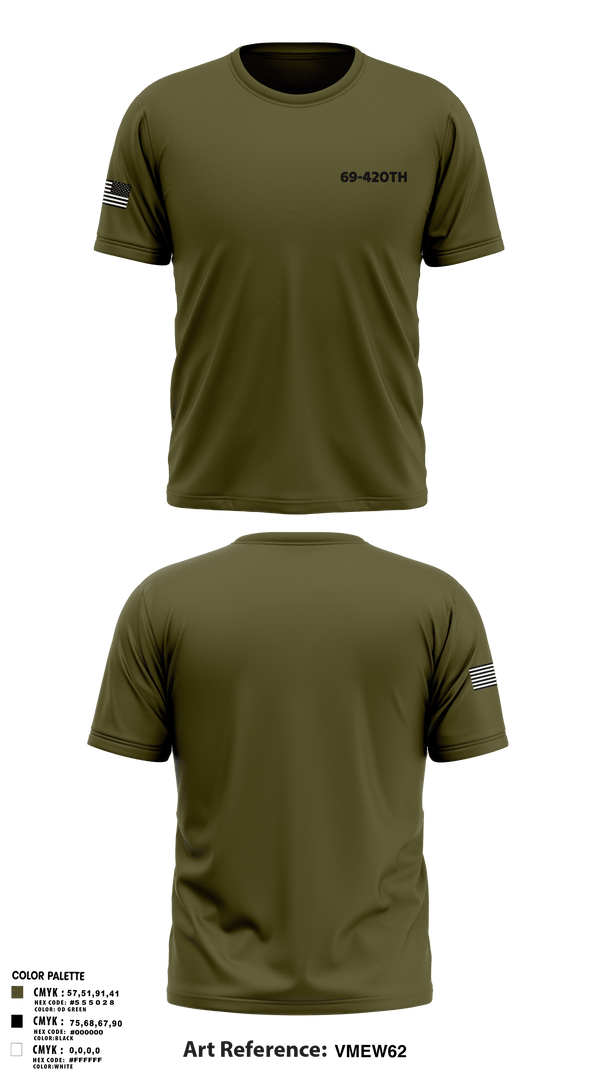 Short Sleeve Performance Shirt, 69-420th, National Guard, Teamtime, Team time, sublimation, custom sports apparel, team uniforms, spirit wear, spiritwear, sports uniforms, custom shirts, team store, custom team store, fundraiser sports, apparel fundraiser