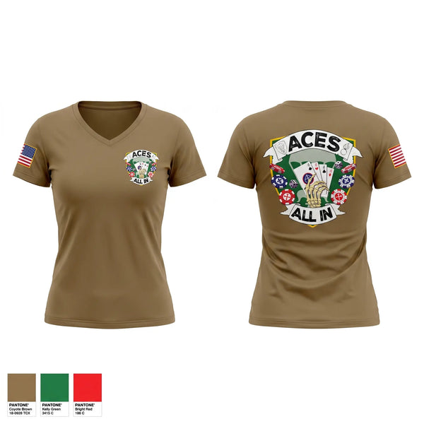 Womens Short Sleeve Vneck Shirt, 82ND DSTB, Army, Teamtime, Team time, sublimation, custom sports apparel, team uniforms, spirit wear, spiritwear, sports uniforms, custom shirts, team store, custom team store, fundraiser sports, apparel fundraiser
