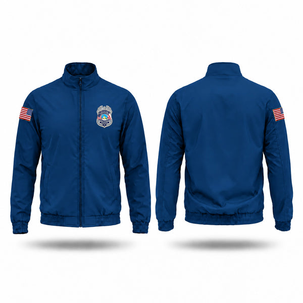 Windbreaker, DCPS Police, Police, Teamtime, Team time, sublimation, custom sports apparel, team uniforms, spirit wear, spiritwear, sports uniforms, custom shirts, team store, custom team store, fundraiser sports, apparel fundraiser