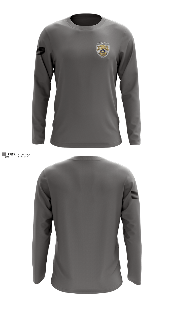 Long Sleeve Performance Shirt, Wakarusa, Police, Teamtime, Team time, sublimation, custom sports apparel, team uniforms, spirit wear, spiritwear, sports uniforms, custom shirts, team store, custom team store, fundraiser sports, apparel fundraiser