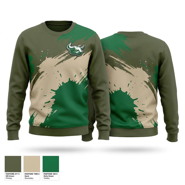 Crew Neck Sweatshirt, New Milford Bulls, , Teamtime, Team time, sublimation, custom sports apparel, team uniforms, spirit wear, spiritwear, sports uniforms, custom shirts, team store, custom team store, fundraiser sports, apparel fundraiser