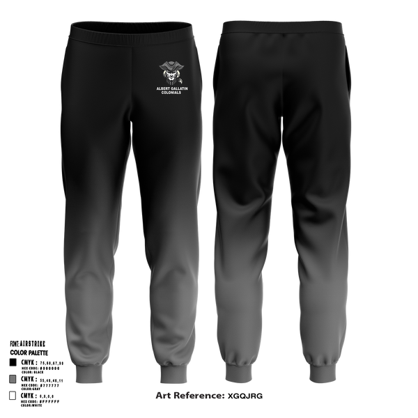 Joggers, Albert Gallatin Colonials, , Teamtime, Team time, sublimation, custom sports apparel, team uniforms, spirit wear, spiritwear, sports uniforms, custom shirts, team store, custom team store, fundraiser sports, apparel fundraiser
