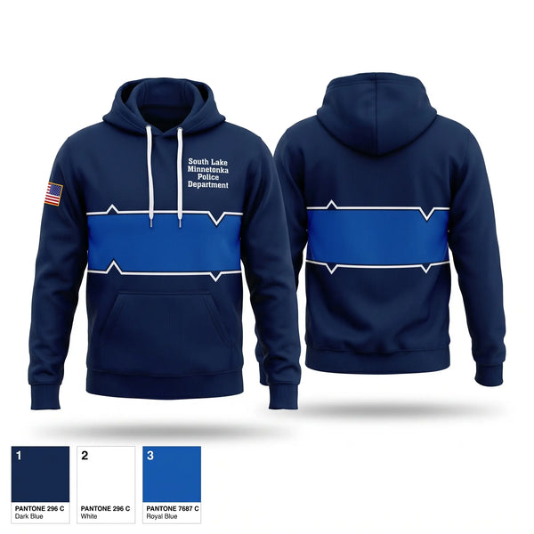 Hoodie, South Lake Minnetonka Police Department, Police, Teamtime, Team time, sublimation, custom sports apparel, team uniforms, spirit wear, spiritwear, sports uniforms, custom shirts, team store, custom team store, fundraiser sports, apparel fundraiser