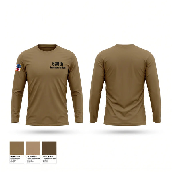 Long Sleeve Performance Shirt, 630th Transportation, Army, Teamtime, Team time, sublimation, custom sports apparel, team uniforms, spirit wear, spiritwear, sports uniforms, custom shirts, team store, custom team store, fundraiser sports, apparel fundraiser