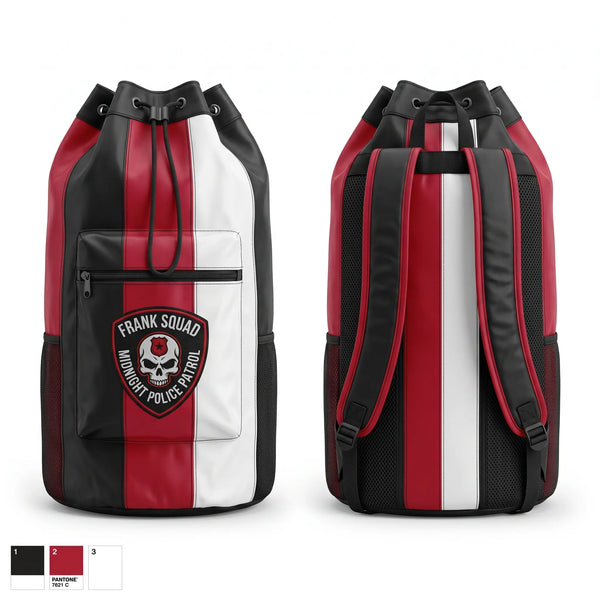Gear Bag, Frank Squad, Police, Teamtime, Team time, sublimation, custom sports apparel, team uniforms, spirit wear, spiritwear, sports uniforms, custom shirts, team store, custom team store, fundraiser sports, apparel fundraiser