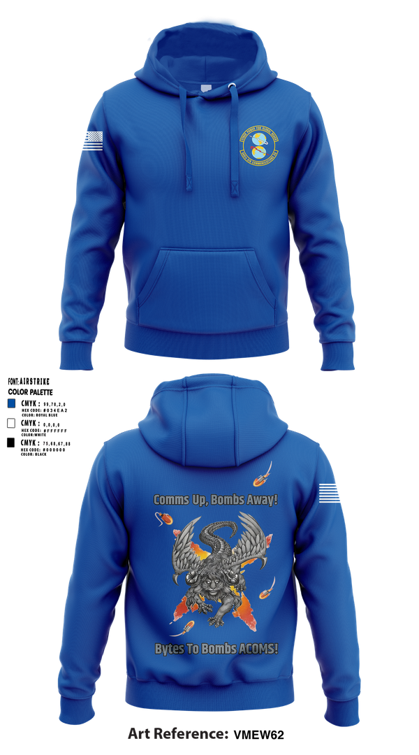 Hoodie, 608 ACOMS, Air Force, Teamtime, Team time, sublimation, custom sports apparel, team uniforms, spirit wear, spiritwear, sports uniforms, custom shirts, team store, custom team store, fundraiser sports, apparel fundraiser