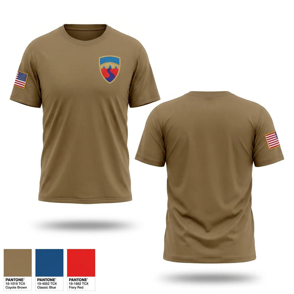 Old School Cotton Feel Shirt, HHC, 155th CSSB, Army, Teamtime, Team time, sublimation, custom sports apparel, team uniforms, spirit wear, spiritwear, sports uniforms, custom shirts, team store, custom team store, fundraiser sports, apparel fundraiser