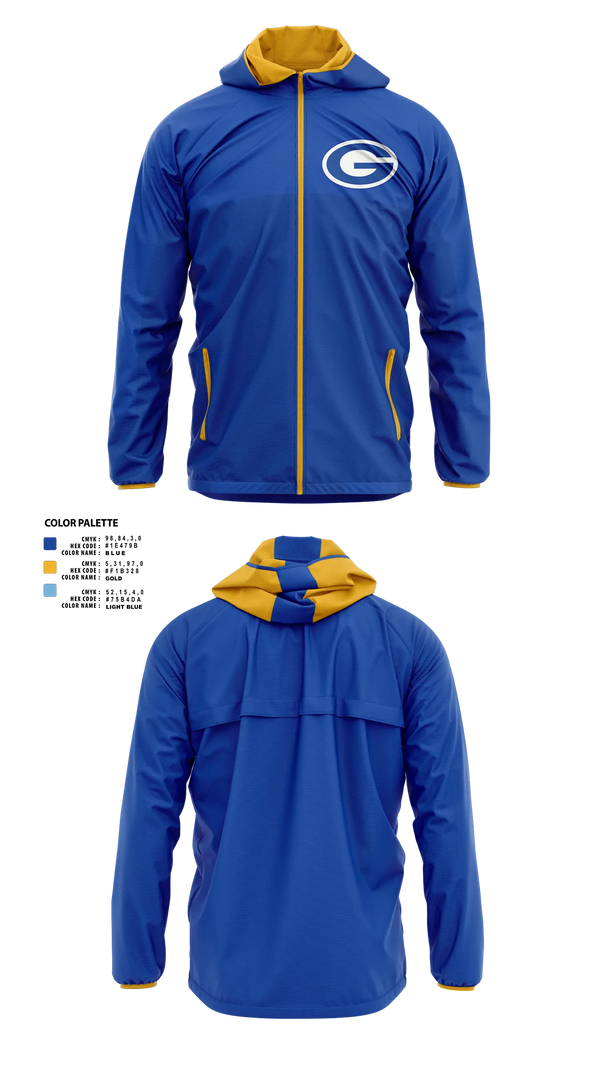 Windbreaker, Gretna High School Baseball, Baseball, Teamtime, Team time, sublimation, custom sports apparel, team uniforms, spirit wear, spiritwear, sports uniforms, custom shirts, team store, custom team store, fundraiser sports, apparel fundraiser