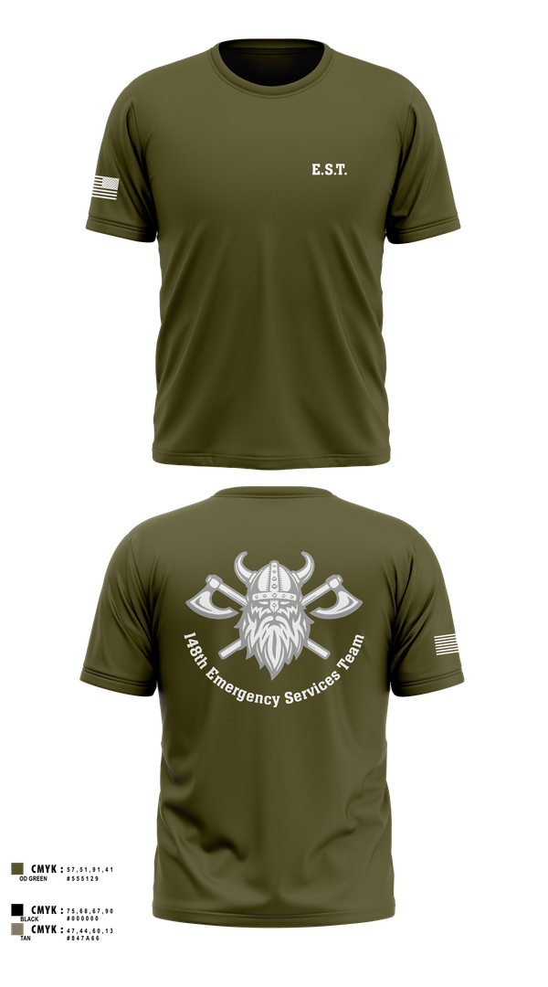 Old School Cotton Feel Shirt, 148th E.S.T., Police, Teamtime, Team time, sublimation, custom sports apparel, team uniforms, spirit wear, spiritwear, sports uniforms, custom shirts, team store, custom team store, fundraiser sports, apparel fundraiser