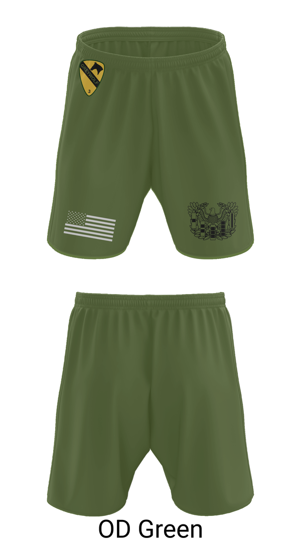 Athletic Shorts With Pockets, 1st cav Div 3abct, , Teamtime, Team time, sublimation, custom sports apparel, team uniforms, spirit wear, spiritwear, sports uniforms, custom shirts, team store, custom team store, fundraiser sports, apparel fundraiser