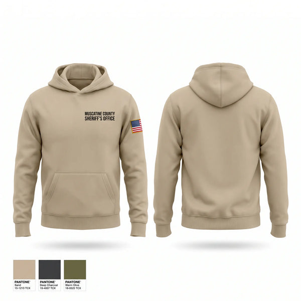 Hoodie, Muscatine County Sheriff's Office, Police, Teamtime, Team time, sublimation, custom sports apparel, team uniforms, spirit wear, spiritwear, sports uniforms, custom shirts, team store, custom team store, fundraiser sports, apparel fundraiser
