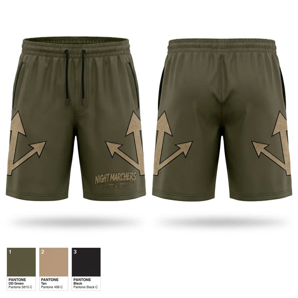Athletic Shorts With Pockets, Nightmarchers, Army, Teamtime, Team time, sublimation, custom sports apparel, team uniforms, spirit wear, spiritwear, sports uniforms, custom shirts, team store, custom team store, fundraiser sports, apparel fundraiser