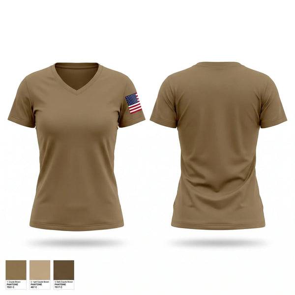 Womens Short Sleeve Vneck Shirt, Detachment 490, Air Force, Teamtime, Team time, sublimation, custom sports apparel, team uniforms, spirit wear, spiritwear, sports uniforms, custom shirts, team store, custom team store, fundraiser sports, apparel fundraiser