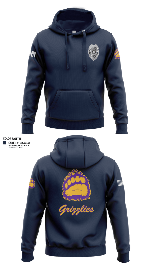 Hoodie, Fowler Police Department, Police, Teamtime, Team time, sublimation, custom sports apparel, team uniforms, spirit wear, spiritwear, sports uniforms, custom shirts, team store, custom team store, fundraiser sports, apparel fundraiser