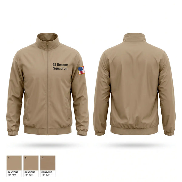 Windbreaker, 31 Rescue Squadron, Air Force, Teamtime, Team time, sublimation, custom sports apparel, team uniforms, spirit wear, spiritwear, sports uniforms, custom shirts, team store, custom team store, fundraiser sports, apparel fundraiser