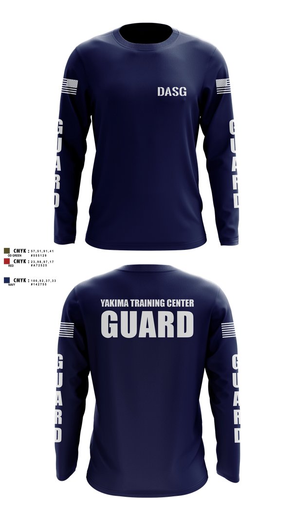 Long Sleeve Performance Shirt, Yakima Training Center Police Department, Police, Teamtime, Team time, sublimation, custom sports apparel, team uniforms, spirit wear, spiritwear, sports uniforms, custom shirts, team store, custom team store, fundraiser sports, apparel fundraiser