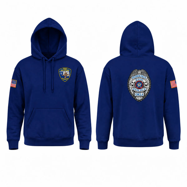 Hoodie, Enid Police Department, Police, Teamtime, Team time, sublimation, custom sports apparel, team uniforms, spirit wear, spiritwear, sports uniforms, custom shirts, team store, custom team store, fundraiser sports, apparel fundraiser